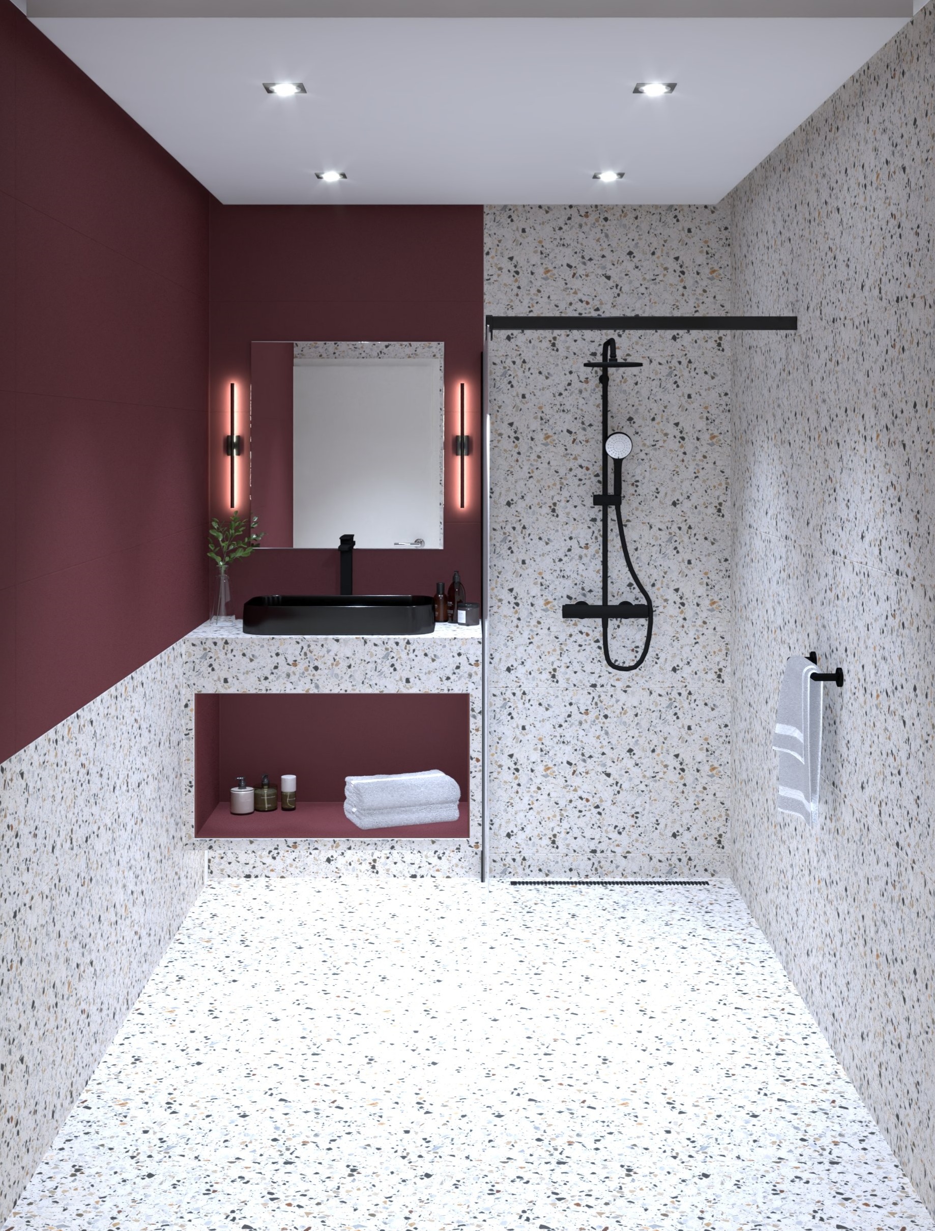 Rouge Terrazzo